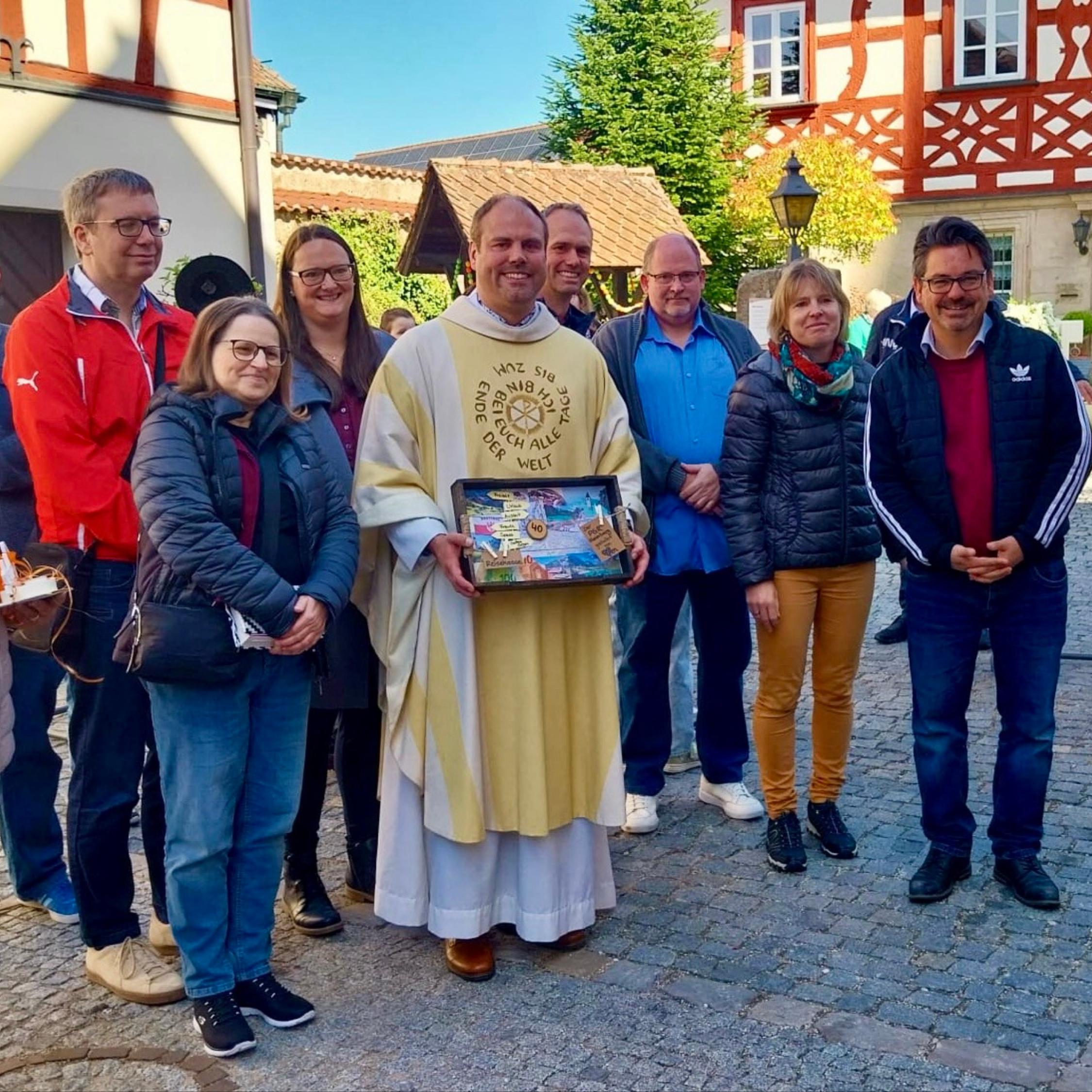 Agape zu H. Pf. Saffer´s 40. Geburtstag
