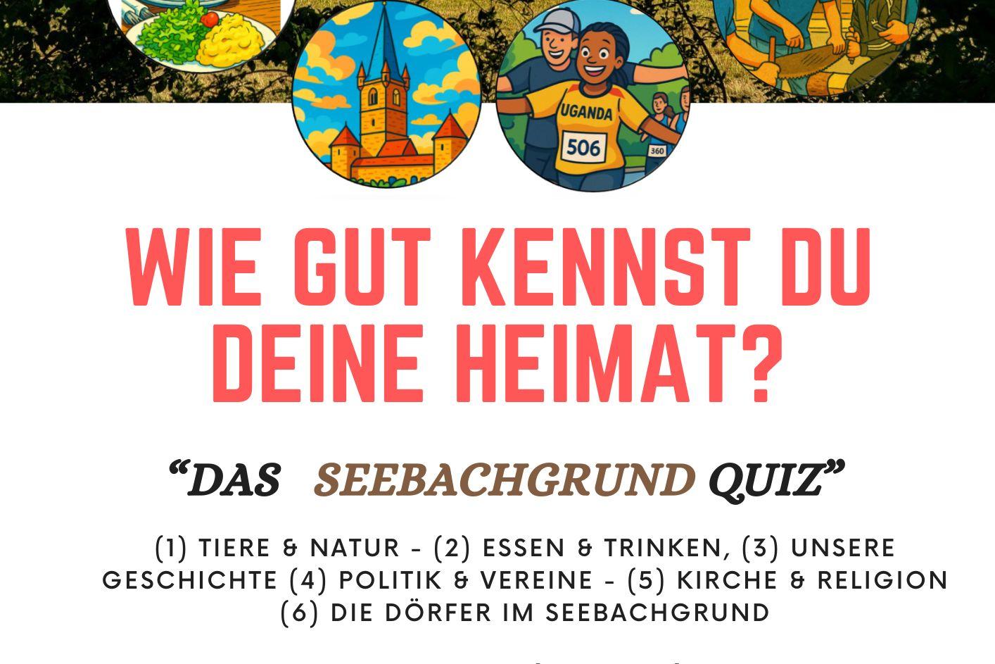 Flyer Seebachgrundquiz