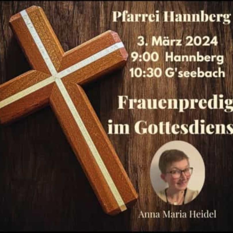 Frauenpredigt Anna-Maria Heidel