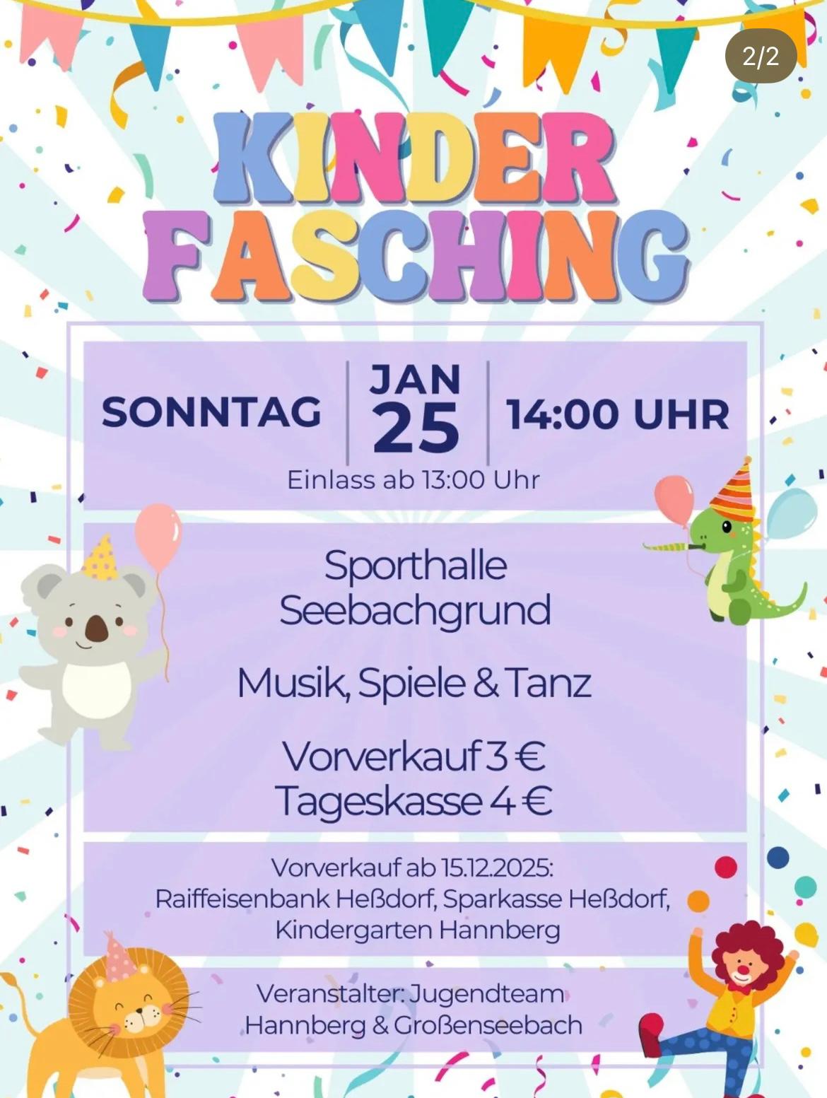 Kinderfasching 2026