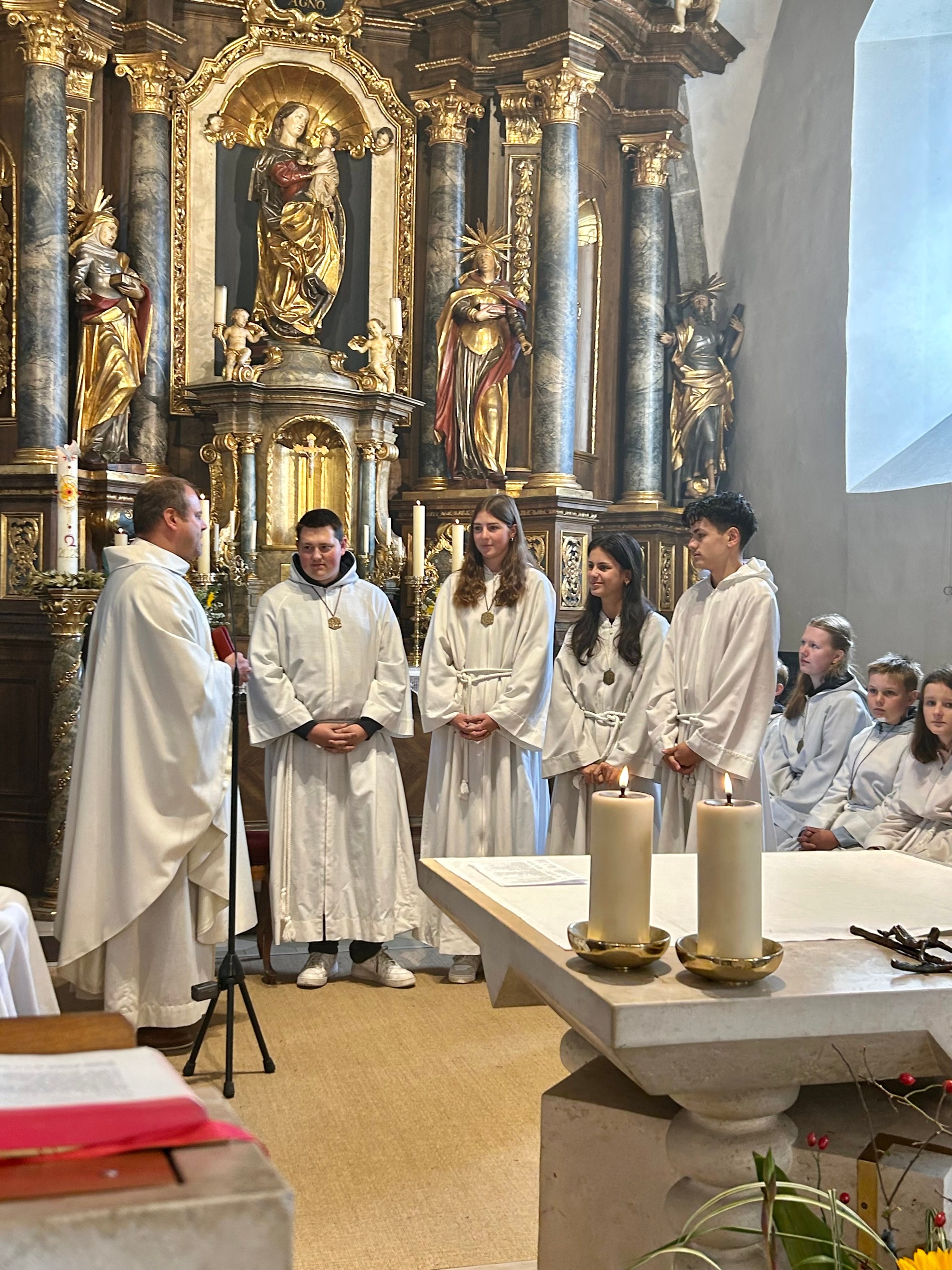 Ministranten Einführung und Verabschiedung