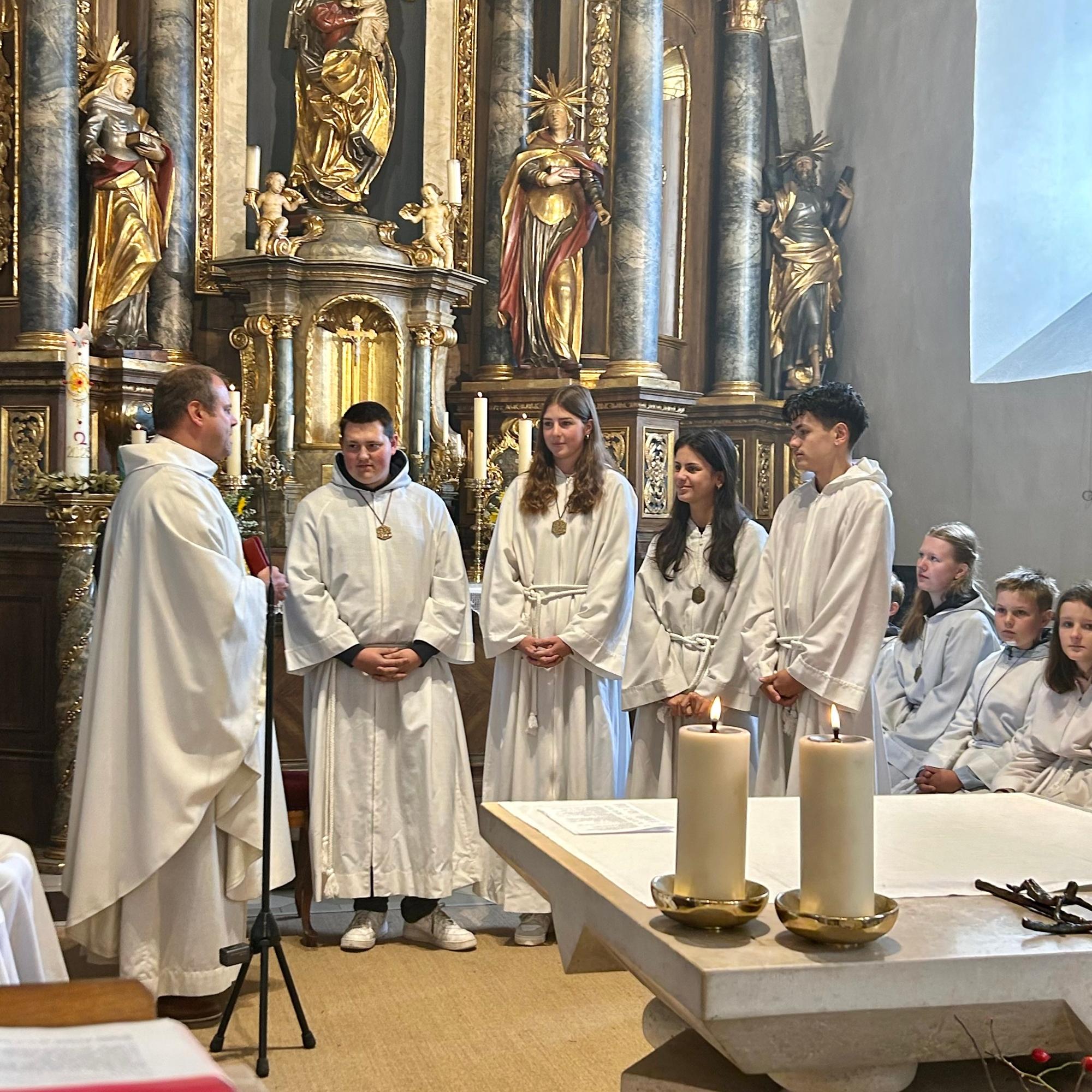 Ministranten Einführung und Verabschiedung