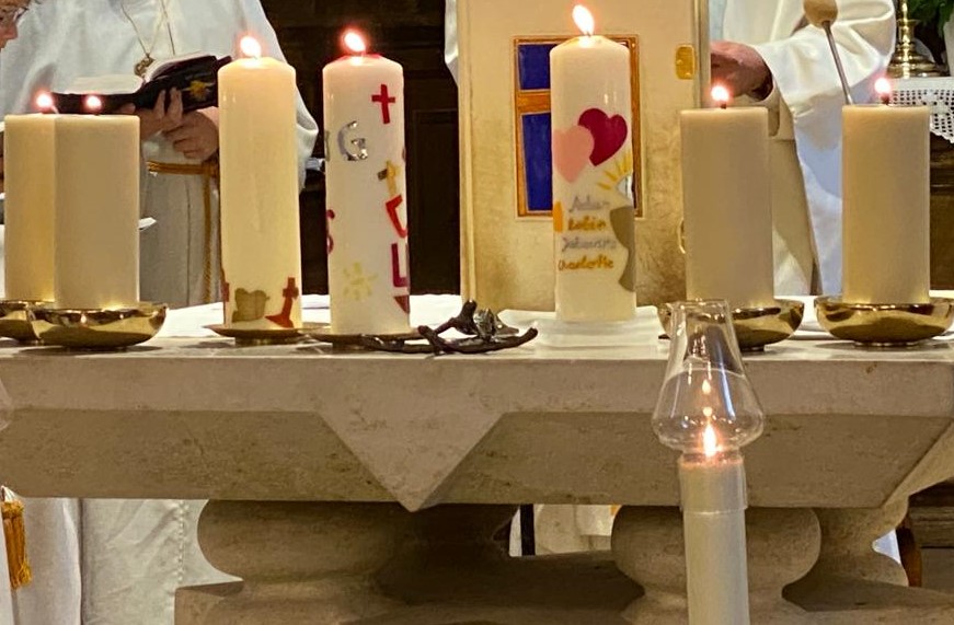 Vorstellung der Erstkommunionkinder im Familiengottesdienst