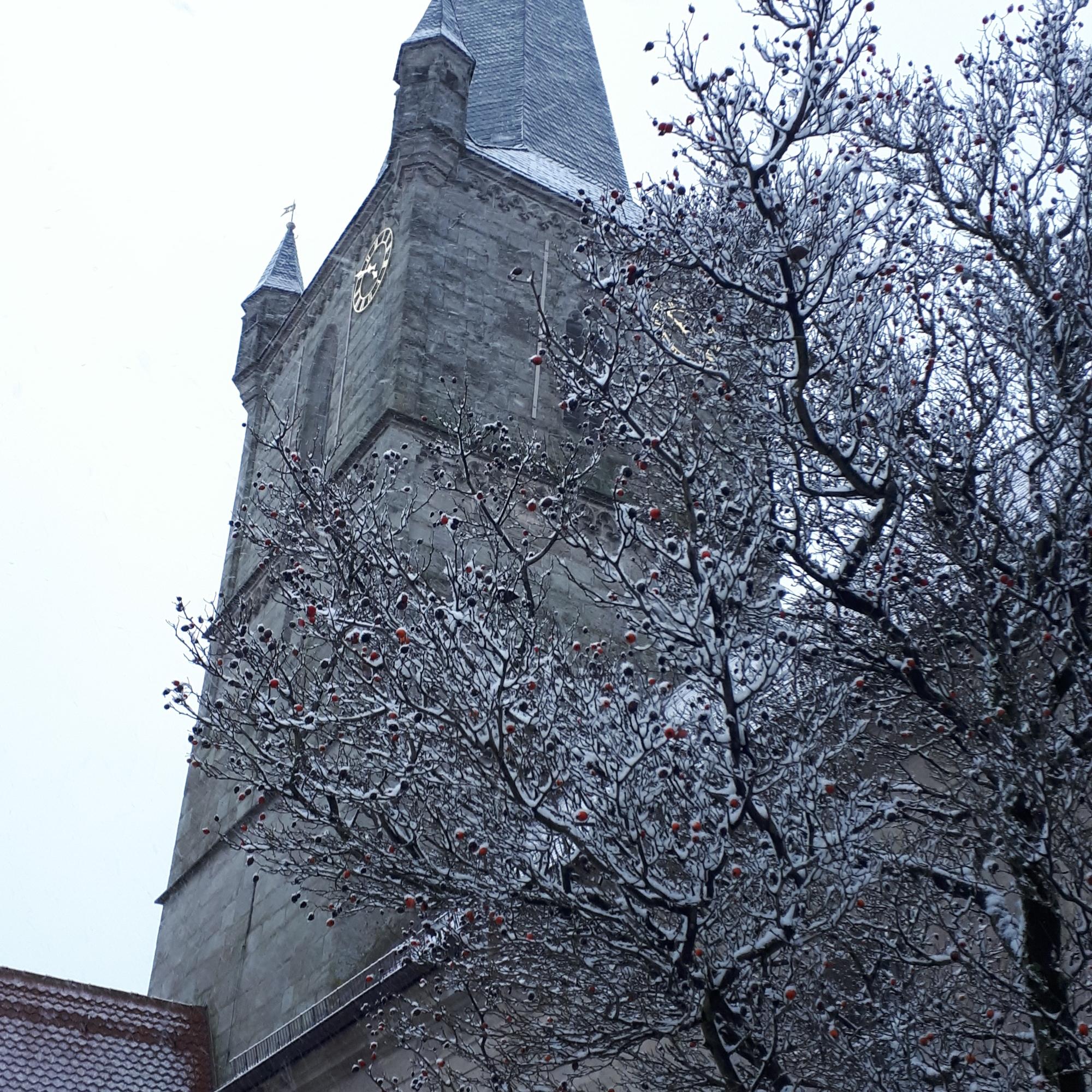 Wehrkirche Hannberg Winter